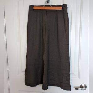 Wool Skirt Sz 4 Vintage Jones New York Brown